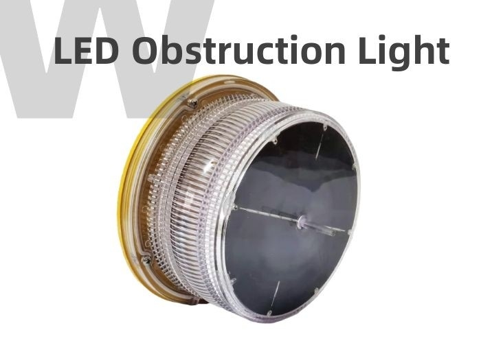 Nhấp nháy ICAO Loại A Vật cản nhẹ Thiết kế kim răn đe chim bằng Polycarbonate