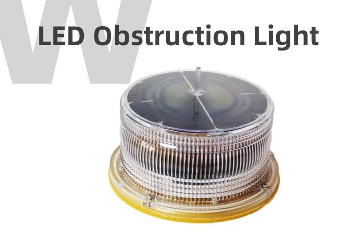 Nhấp nháy ICAO Loại A Vật cản nhẹ Thiết kế kim răn đe chim bằng Polycarbonate