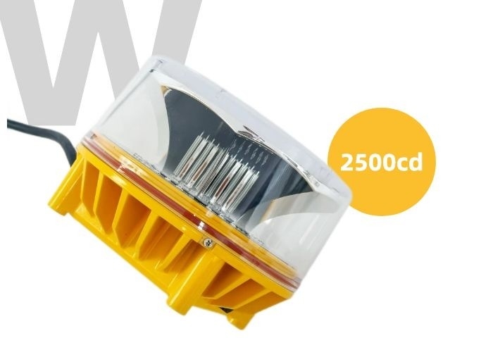 Đèn cản hàng không cường độ trung bình phù hợp với ICAO OM2K-B cho tháp và tòa nhà