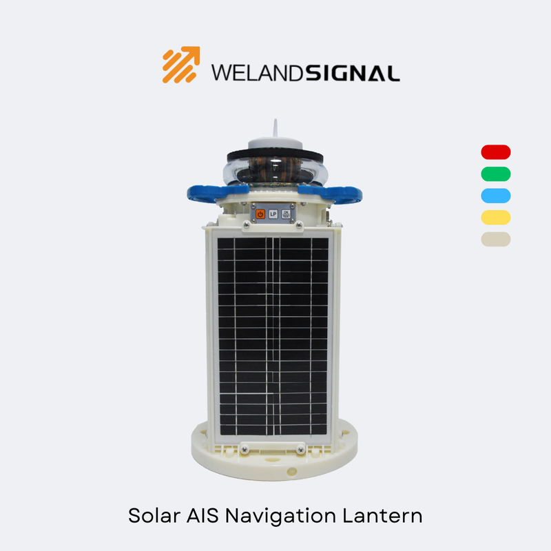 AIS60 IP68 đèn lồng điều hướng biển năng lượng mặt trời với GPS và Beidou Kết hợp toàn cầu liền mạch, điều hướng thông minh