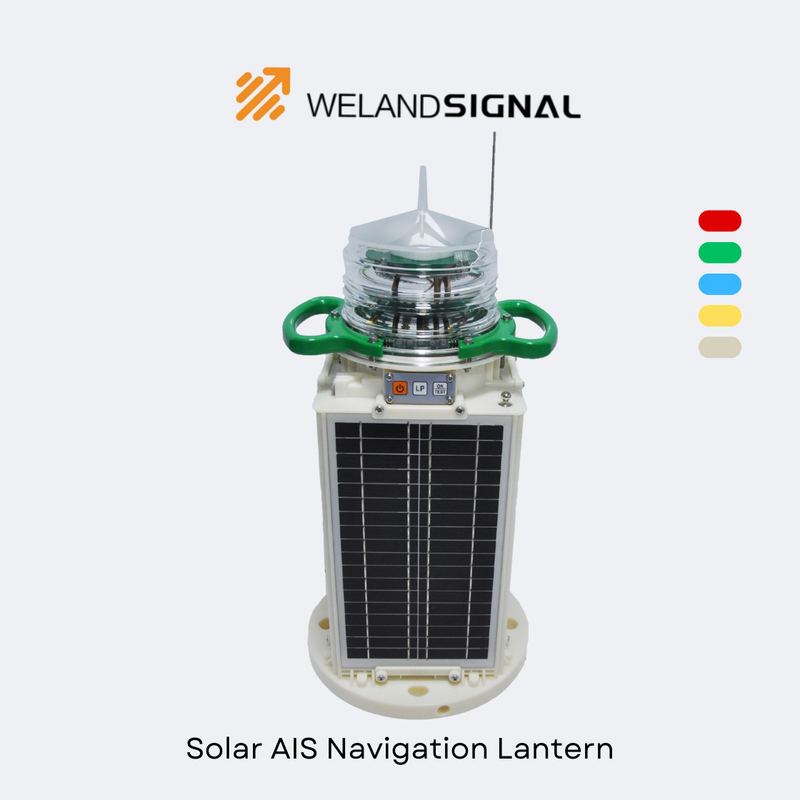 AIS60 IP68 đèn lồng điều hướng biển năng lượng mặt trời với GPS và Beidou Kết hợp toàn cầu liền mạch, điều hướng thông minh