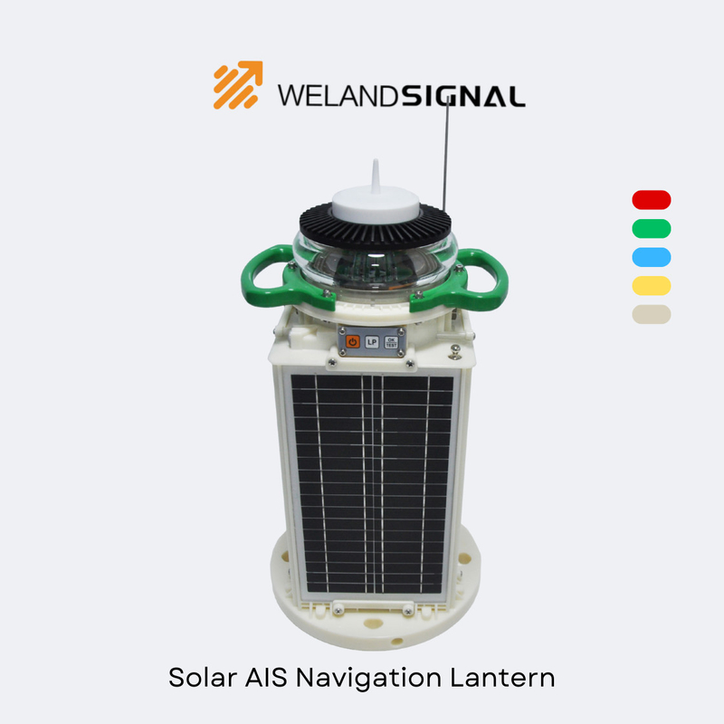 AIS60 IP68 đèn lồng điều hướng biển năng lượng mặt trời với GPS và Beidou Kết hợp toàn cầu liền mạch, điều hướng thông minh