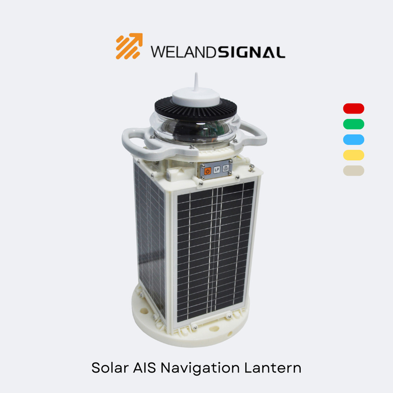 AIS60 IP68 đèn lồng điều hướng biển năng lượng mặt trời với GPS và Beidou Kết hợp toàn cầu liền mạch, điều hướng thông minh