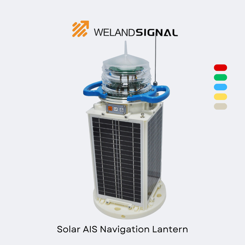 AIS60 IP68 đèn lồng điều hướng biển năng lượng mặt trời với GPS và Beidou Kết hợp toàn cầu liền mạch, điều hướng thông minh