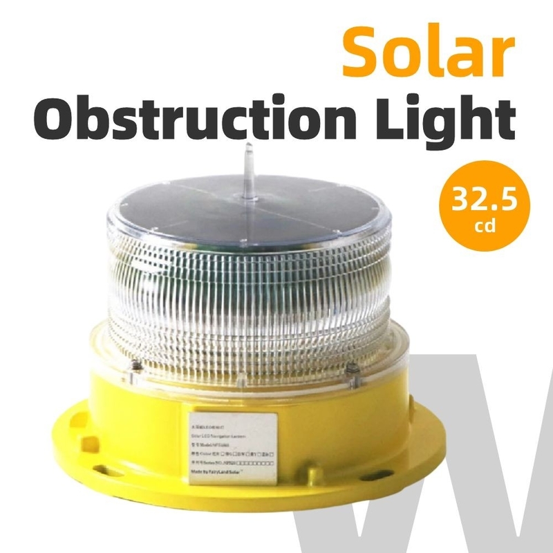 Đèn cản trở tháp năng lượng mặt trời cường độ thấp ICAO Loại A / B AFS1803 FAA L-810